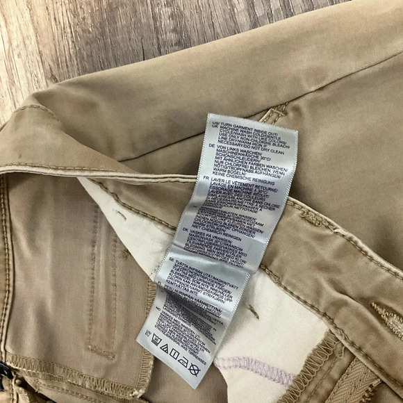 NYDJ Women’s Straight Leg Pants Size 4 In Beige Stretch Full Length Lift Tuck - Picture 7 of 10